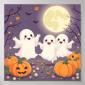 Irresistibly Ghosts – Beautiful Pastel Halloween  ポスター (正面)