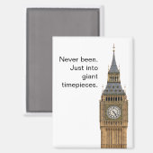 Irreverent Big Ben London Travel Refrigerator マグネット (正面/裏面)