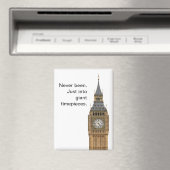 Irreverent Big Ben London Travel Refrigerator マグネット (インサイチュ (食洗機))