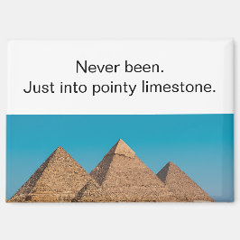 Irreverent Egyptian Pyramids Travel Refrigerator マグネット