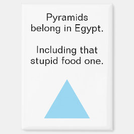 Irreverent Food Pyramid Egypt Refrigerator マグネット