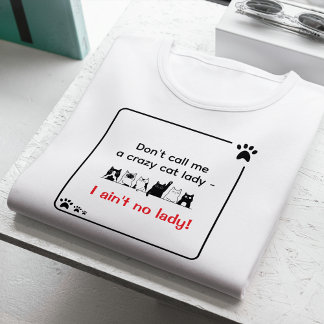 Irreverent Humor Sassy Cat Lady  トライブレンドＴシャツ