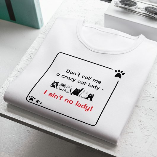 Irreverent Humor Sassy Cat Lady  トライブレンドＴシャツ