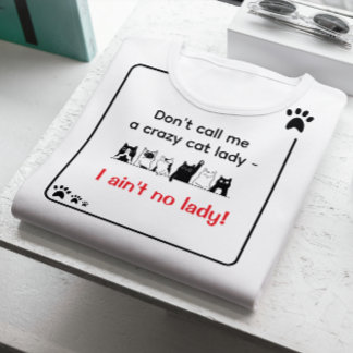 Irreverent Humor Sassy Cat Lady  トライブレンドＴシャツ