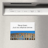 Irreverent Rome Colosseum Travel Refrigerator マグネット (インサイチュ (食洗機))