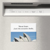 Irreverent Sydney Opera House Travel Refrigerator マグネット (インサイチュ (食洗機))