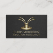 Irrigation Installation Business Card 名刺 (正面)