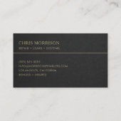 Irrigation Repair Business Card 名刺 (裏面)