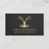 Irrigation Services Business Card 名刺 (正面)