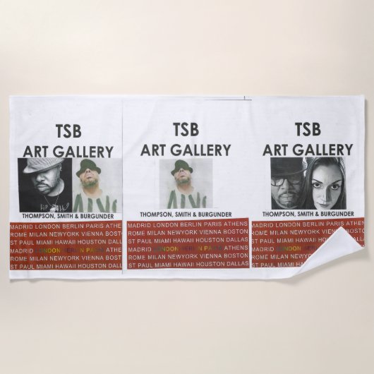 IRRIX TSBビーチタオル ビーチタオル (正面)