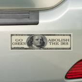 IRSのバンパーステッカーを廃止して下さい バンパーステッカー (車上)