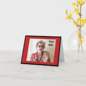 IRSユーモアのあるレター折り畳みグリーティングカード カード (黄色い花)