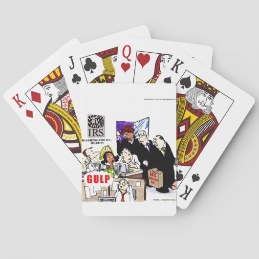 IRS監査IRS おもしろい トランプ (裏面)