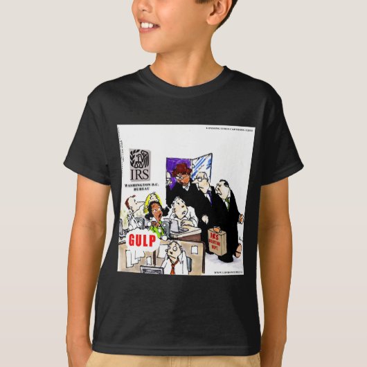 IRS監査IRS おもしろい Tシャツ (正面)