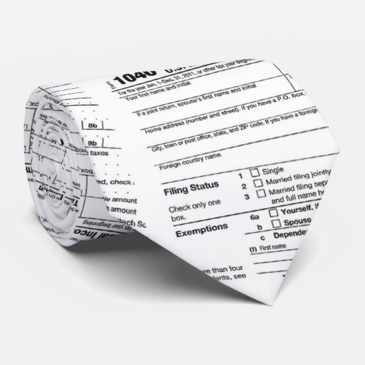 IRS税型枠1040 ネクタイ (ロール)