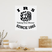 IRS – 内部収益サービス ポスター (キッチン)