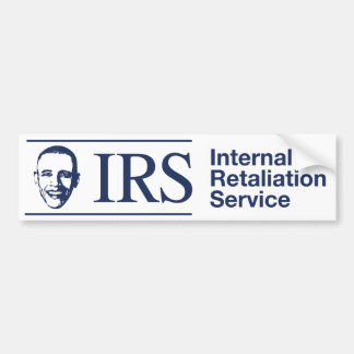 IRS: 内部報復サービス バンパーステッカー