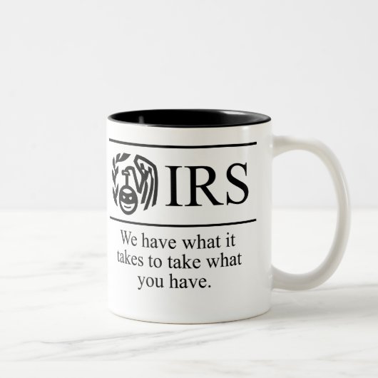 IRS $17.95 2はコーヒー・マグにある調子を与えました ツートーンマグカップ (右)
