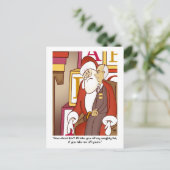 IRS Naughty List ホリデー ポストカード (スタンド正面)