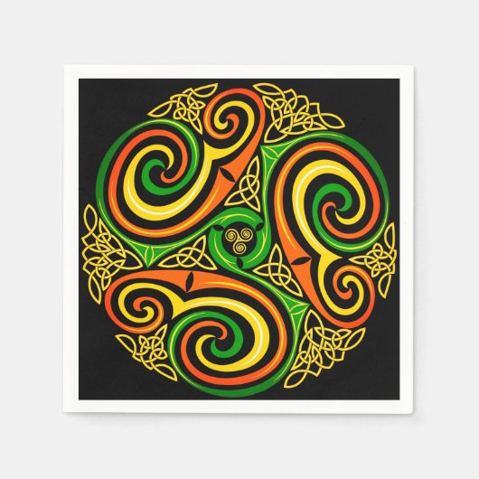 Irsh Celtic  スタンダードカクテルナプキン (正面)
