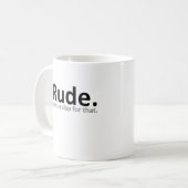 iRude おもしろ マグカップ (正面左)