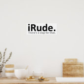 iRude 楽しいポスター ポスター (キッチン)