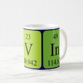 Irvin定期的なテーブル名mug コーヒーマグカップ (正面右)