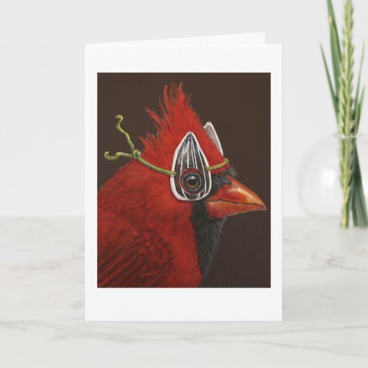 Irwinと(鳥)ショウジョウコウカンチョウ・カード カード (正面)