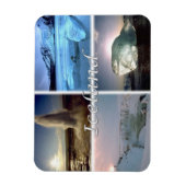 ISアイスランド – ジョクルサロン – グルフォス –  マグネット (縦)