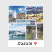 IS0003噴火ガイザー – Landmannalugar シール (シート)