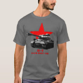 IS32 Joseph Stalin Military tank WW2 Tシャツ (正面)