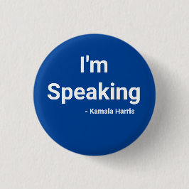I's 話 - Kamala Harris 缶バッジ