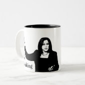 I's 話 - Kamala Harris Mug ツートーンマグカップ (正面左)