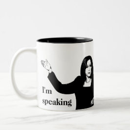I's 話 - Kamala Harris Mug ツートーンマグカップ