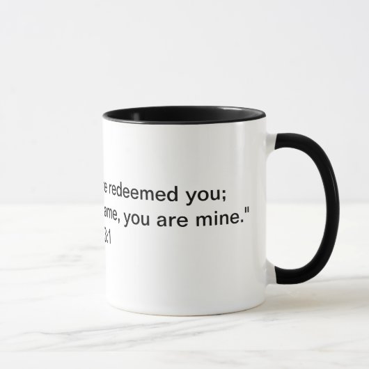 Is. 43:1 Encouragement Mug マグカップ (右)