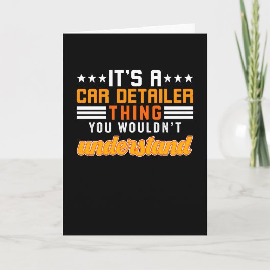 I's a Car Detailer Thing カード (正面)