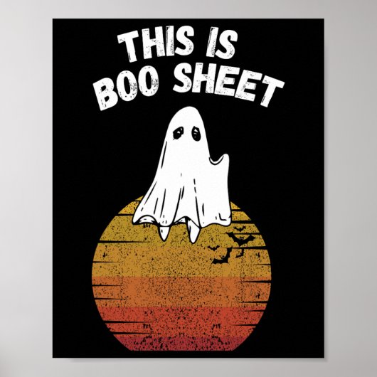 Is Booシート幽霊レトロハロウィーン簡単衣装 ポスター (正面)