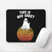 Is Booシート幽霊レトロハロウィーン簡単衣装 マウスパッド (マウス)
