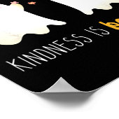 Is Boo美しい先生かわいい幽霊ハロウィーン ポスター (角)