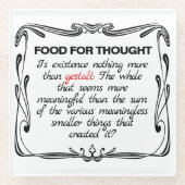 Is Existence Gestalt? ガラスコースター (正面)