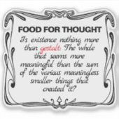 Is Existence Gestalt? シール (正面)