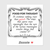 Is Existence Gestalt? シール (シート)