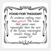 Is Existence Gestalt? スクエアシール (正面)