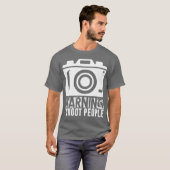 I's I 警告 Shots People Photography Photo Shoot Tシャツ (正面フル)