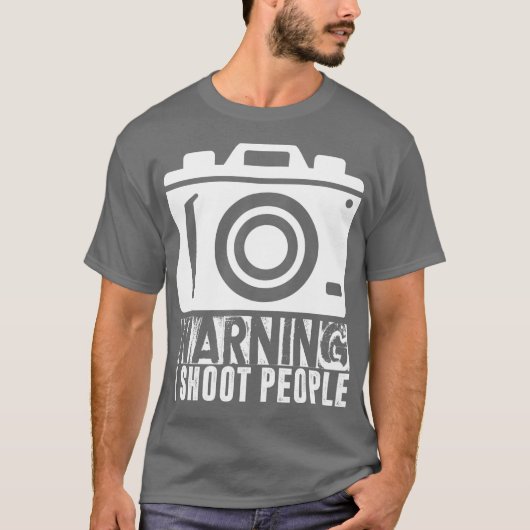 I's I 警告 Shots People Photography Photo Shoot Tシャツ (正面)