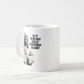 Is it already Jesus Birthday? - Funny Jesus Meme コーヒーマグカップ (正面左)
