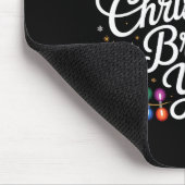 Is It Christmas Break Yet Xmas Lights Red Plaid Sa マウスパッド (コーナー)