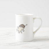 Is It Friday Yet? Funny Lazy Cat Mug – Cute Workda ボーンチャイナマグカップ (右)
