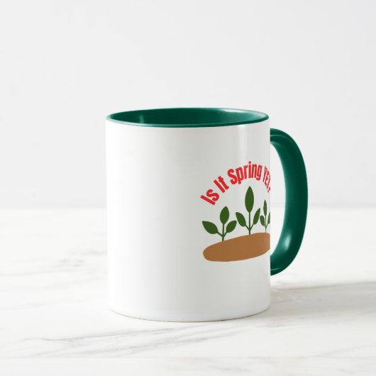 Is It Spring Yet?  Gardening Coffee Mug マグカップ (正面右)