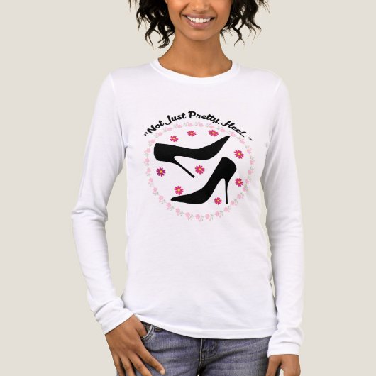 is just not pretty heels トライブレンドＴシャツ (正面)